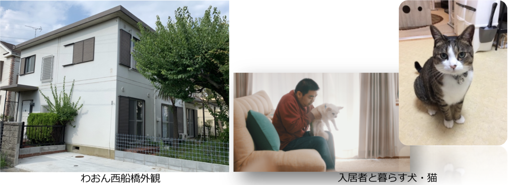 日本初！（※）ペット共生型障がい者グループホーム「わおん」「にゃおん」7月1日、新たな直営施設が江戸川、西船橋にオープン！参画企業の運営施設は、17都道府県に20拠点開設、累計は268拠点に