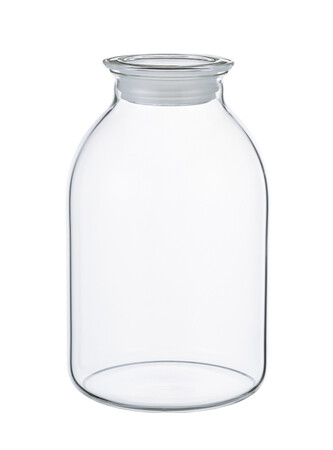 ガラスの手仕事保存びん