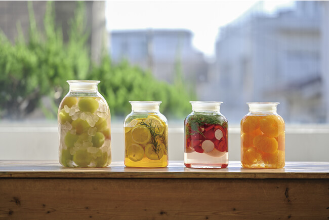 ガラスの手仕事保存びん イメージ