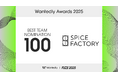 スパイスファクトリー、2年連続『Wantedly Awards 2025』 約40,000社の中からBEST TEAM NOMINATION 100に選出