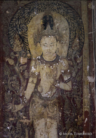 菩薩壁画　（ミャンマー）