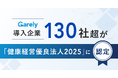 Carely導入企業130社超が「健康経営優良法人2025」に認定