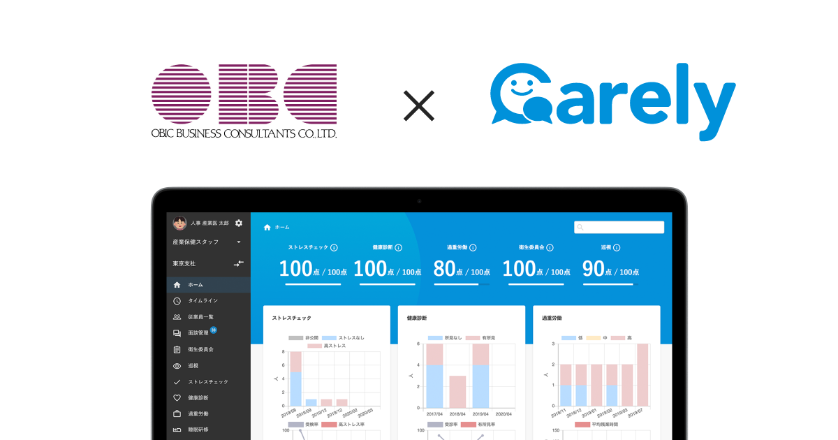 オービックビジネスコンサルタント Carely を導入し健康管理のペーパーレス化を推進 株式会社icareのプレスリリース