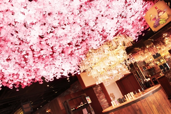 ひと足早く桜が満開 渋谷 お花見バル Esola が3月1日期間限定オープン 一般社団法人 日本外食リサーチ ｐｒ協会のプレスリリース