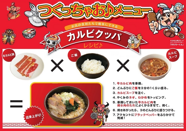 すたみな太郎 店内の食材を組み合わせて作るバイキングメニュー つくっちゃお メニュー 夏の韓国版 登場 株式会社江戸一のプレスリリース