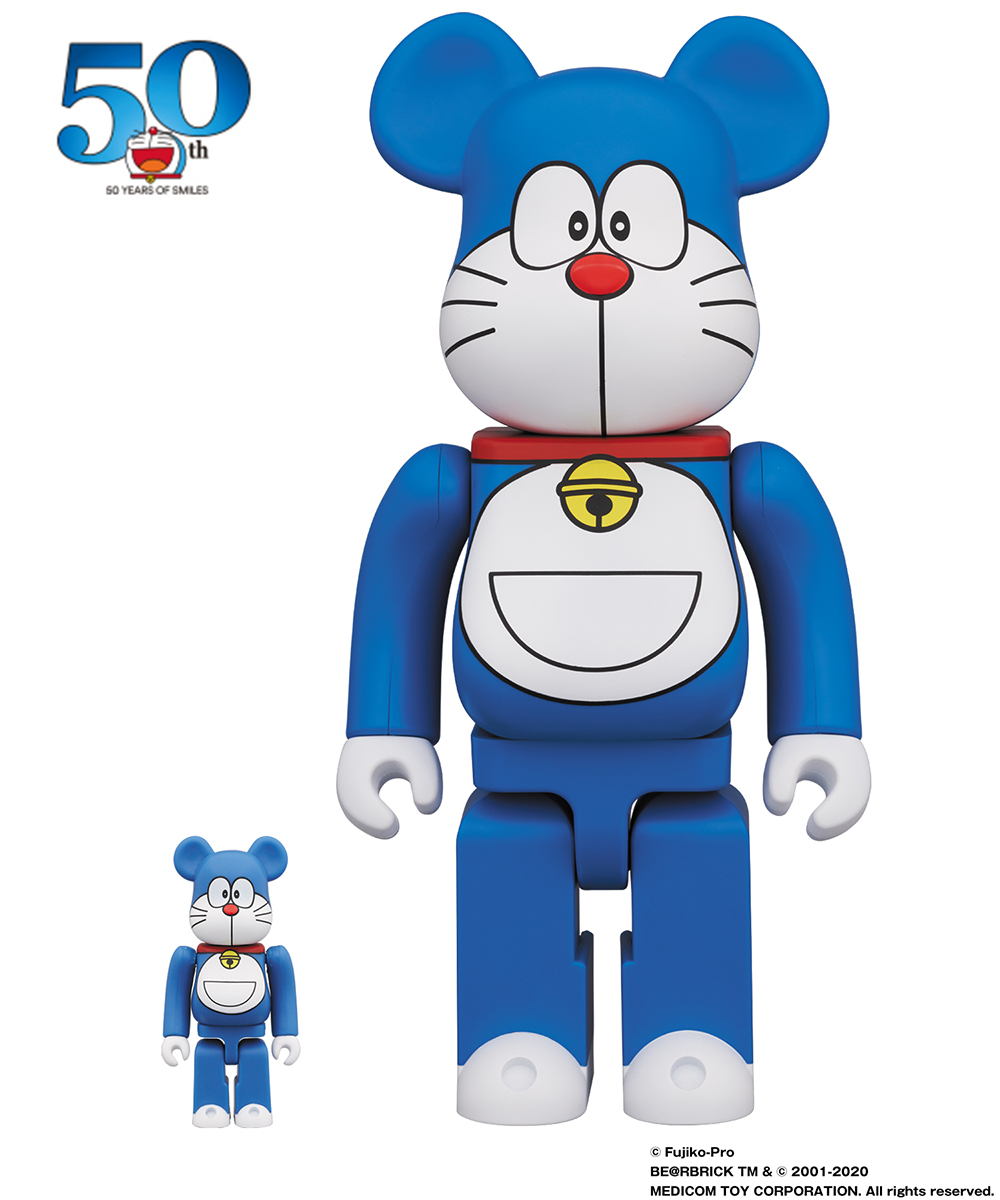 ドラえもん50周年記念 Be Rbrick が新発売 世界初 ドラえもん オフィシャルショップ ドラえもん 未来デパート にて 年2月12日 水 より先行発売抽選受付開始 ベネリック株式会社のプレスリリース