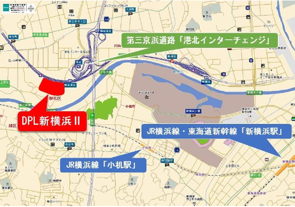 「DPL新横浜Ⅱ」地図