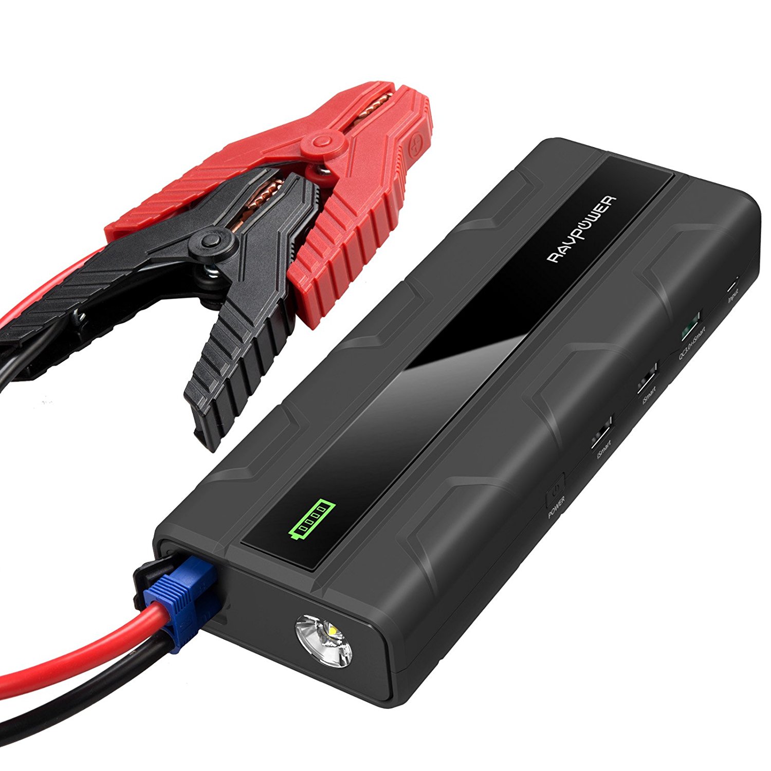 ジャンプスターター RAVPower 14000mAh 12V 発売！Quick Charge 3.0 , USB充電可, 最大1000Aなど