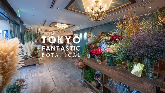 TOKYO FANTASTIC ボタニカル店。奥に進むとコラボオープンの茶珈堂のヴィンテージなカフェ空間が広がる。