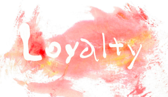 書家／アーティストの紫舟氏による“Loyalty”のビジュアル　“Loya“の部分が、“Love（愛）”にも見えるように表現されている。