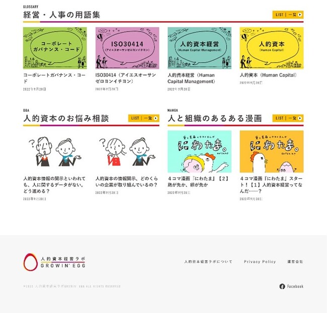 企業と人事の実践メディア「人的資本経営ラボGROWIN' EGG」を9/28に創刊 －エッグフォワード 株式会社｜BtoBプラットフォーム