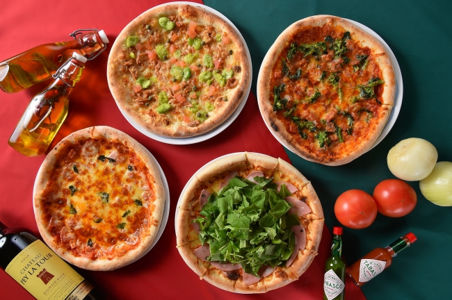 ４種のピザ