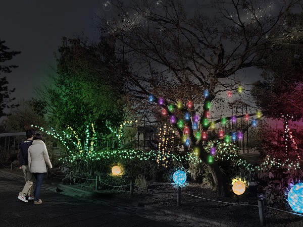 「京都・冬の光宴2019　Starlight Avenue～人と光が作りだす街の架け橋～」(イメージ)