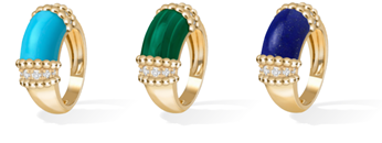 ペルレ クルール リング(イエローゴールド、ターコイズ、ダイヤモンド)、(イエローゴールド、マラカイト、ダイヤモンド)、 (イエローゴールド、ラピスラズリ、ダイヤモンド) ペルレ クルール リング(イエローゴールド、ターコイズ、ダイヤモンド)、(イエローゴールド、マラカイト、ダイヤモンド)、 (イエローゴールド、ラピスラズリ、ダイヤモンド)
