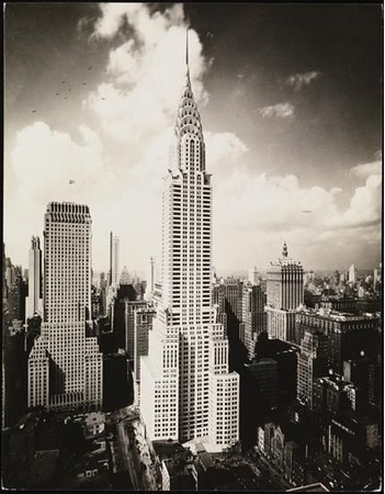 Chrysler Building William Van Alen - New York 1928-31-Wurts Brothers photograph