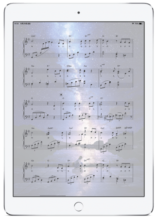 世界初 電子楽譜カノン 楽譜背景を好みのイラスト 写真に変更可能に 株式会社ファン タップのプレスリリース
