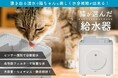 保護猫たちが自ら選んだ!?「猫が選んだ、猫が喜ぶ、猫のための給水器」支援金の一部は保護猫活動に役立てられる、クラウドファンディング開始!