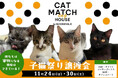 岐阜市・各務原市にて保護猫譲渡会開催!保護猫とマッチングできる施設「キャットマッチングハウス」・川島ハイウェイオアシス「オアシスパーク」にかわいい子猫たちが大集合!