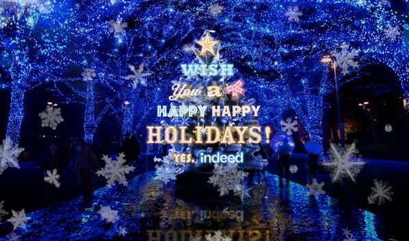 来場者数140万人突破 クリスマスの点灯時間延長も決定 青の洞窟 Shibuya にクリスマスツリー登場 日清フーズ株式会社のプレスリリース