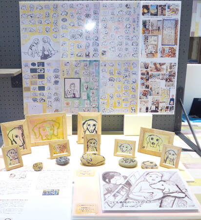 作品の展示コーナー 作品の展示コーナー