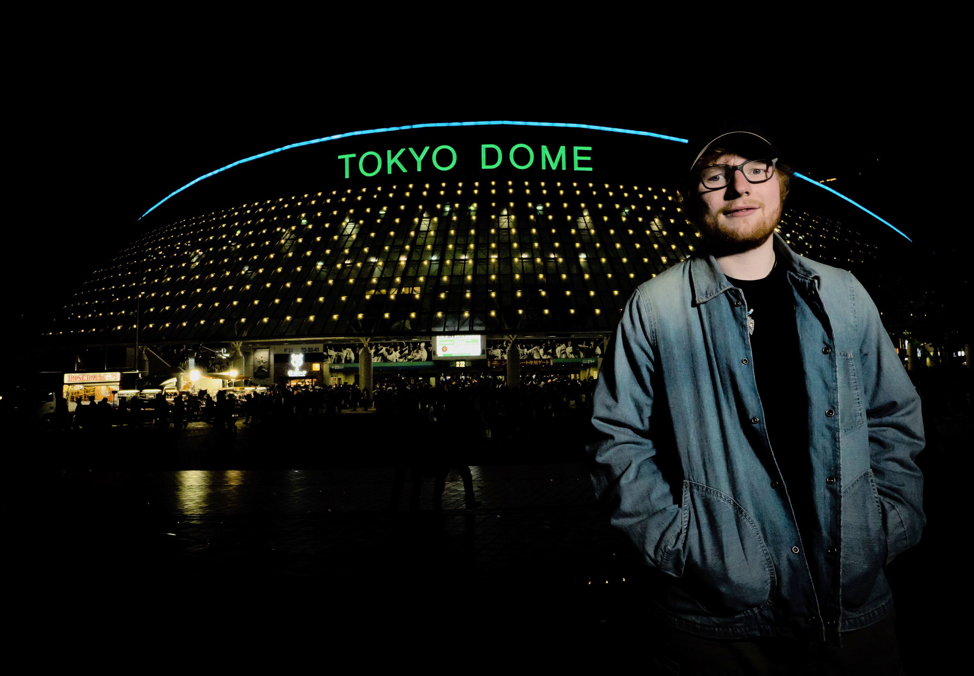 4月東京・大阪で開催するエド・シーラン来日ドーム公演「Ed Sheeran