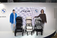 【Nuna×BMW 日本ローンチイベント開催】育児奮闘中の河北麻友子さんがブランドカラーをイメージしたきらびやかな衣装で登場
