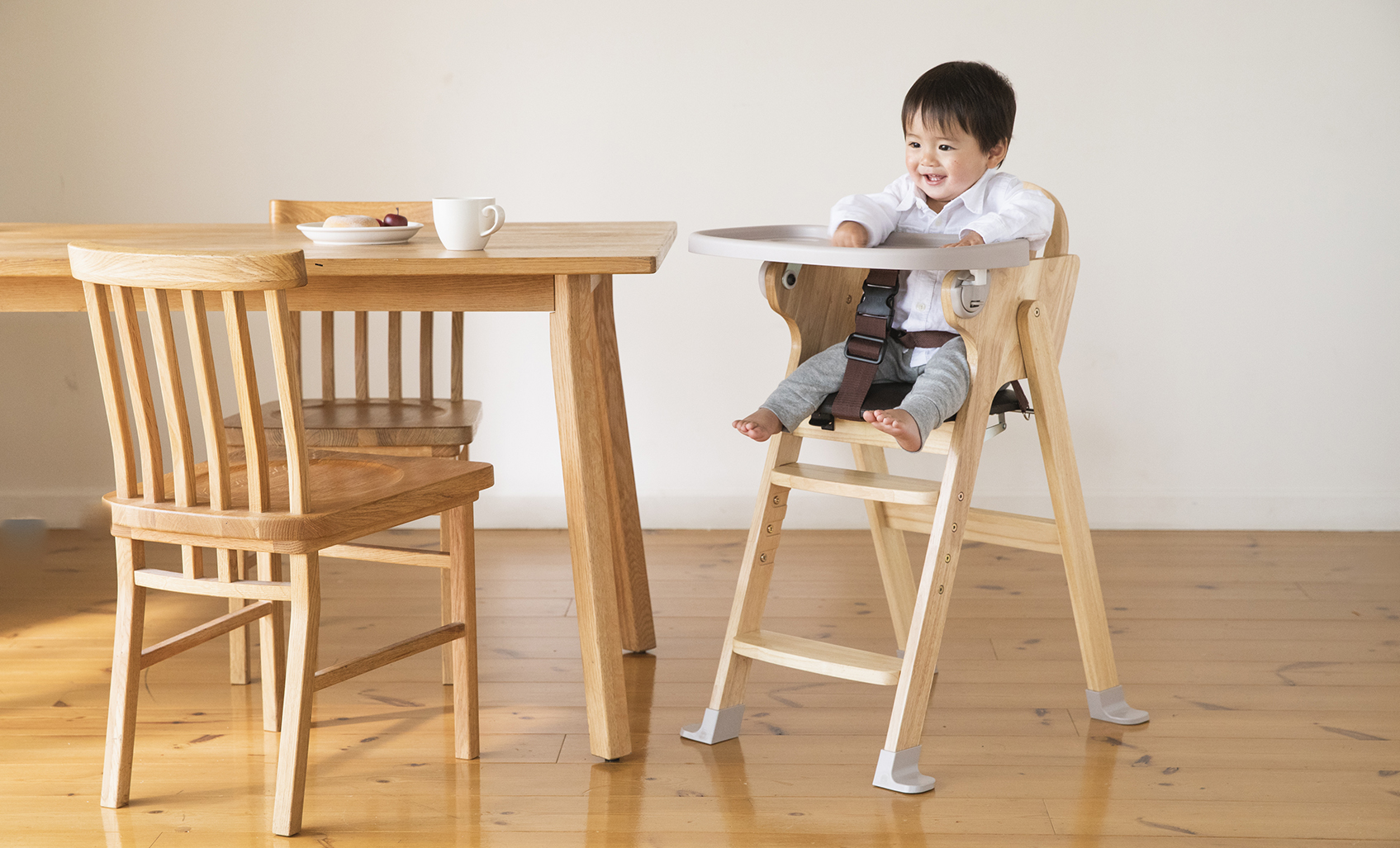 カトージ KATOJI 木製ベビーハイチェアEasy-sit - ベビー用家具