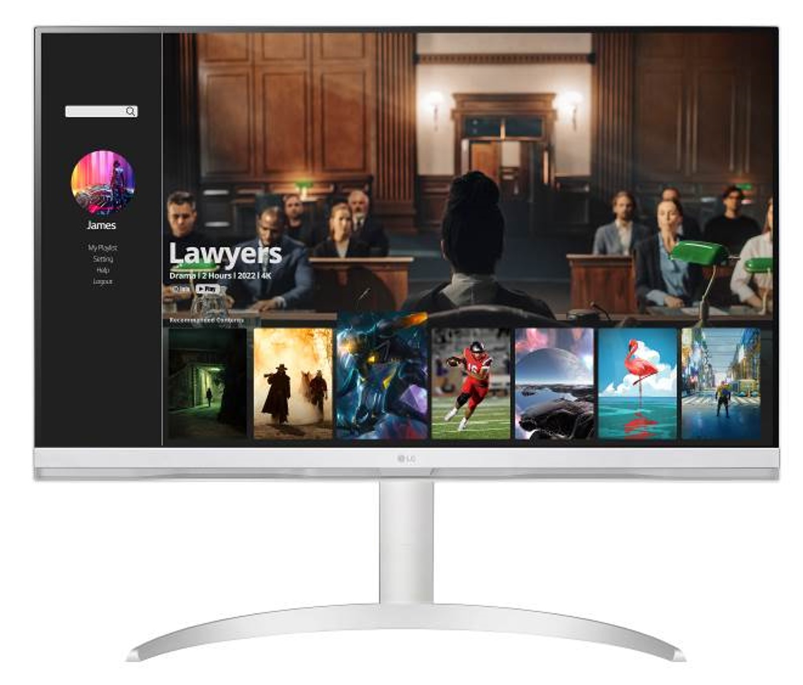 webOS搭載の“LG Smart Monitor”にホワイトスタンドモデル登場