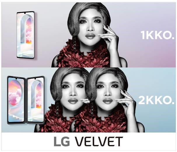 LG velvet デュアルスクリーン付 本体表面コーティング済-