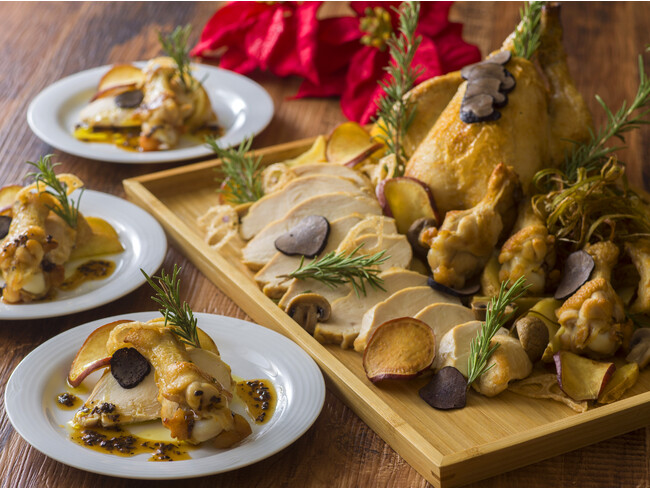 ローストチキン トリュフソース ローストチキン トリュフソース