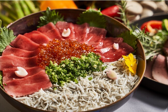 まぐろとしらすの丼ぶり まぐろとしらすの丼ぶり