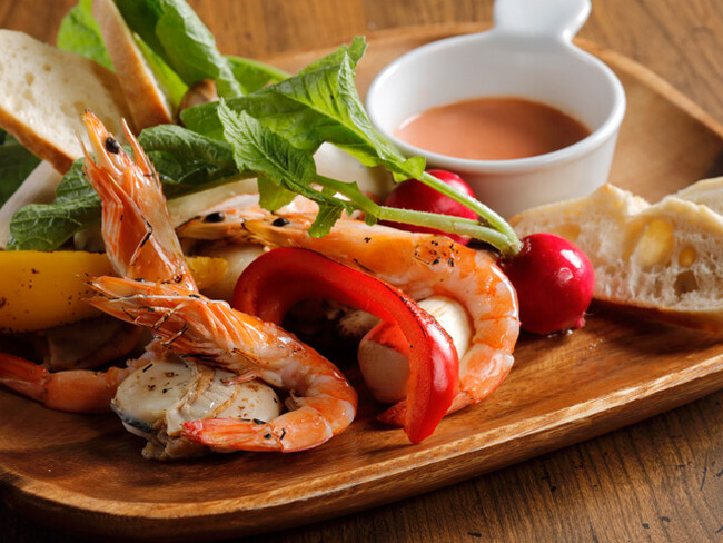 海老と帆立のオマールクリームソース 海老と帆立のオマールクリームソース