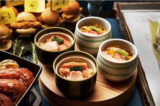 ずわい蟹の白むし 生姜風味 ずわい蟹の白むし 生姜風味