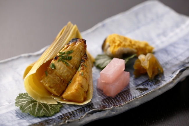 ＜日本料理＞筍の木の芽焼き 鰆菜種焼き