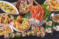 【都ホテル 京都八条】バイキングレストラン「ル・プレジール」毎年好評のかに食べ放題がパワーアップして今年も登場!
