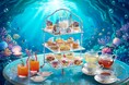 【シェラトン都ホテル大阪】夏の果実を使用したスイーツで「人魚姫」の世界を表現「プリンセスアフタヌーンティー ～マーメイド～」販売