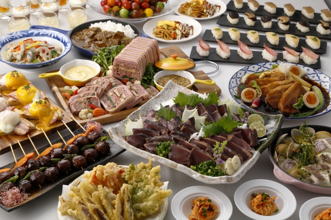 高知県の食材や郷土料理が楽しめる逸品とシェフが厳選したバリエーション豊かなメニューが登場