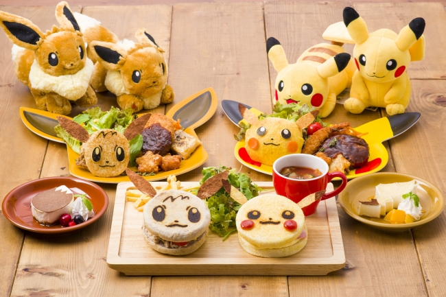 ポケモンカフェ ポケモン Let S Go ピカチュウ Let S Go イーブイ 発売記念 期間限定メニュー登場 株式会社エスエルディーのプレスリリース