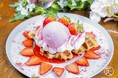 話題の韓国スイーツ「クロッフル」をkawaraアレンジ☆旬の苺たっぷり「クロッフル いちごミルク」が期間限定新登場!JR博多駅直結・kawara CAFE&DINING KITTE博多店