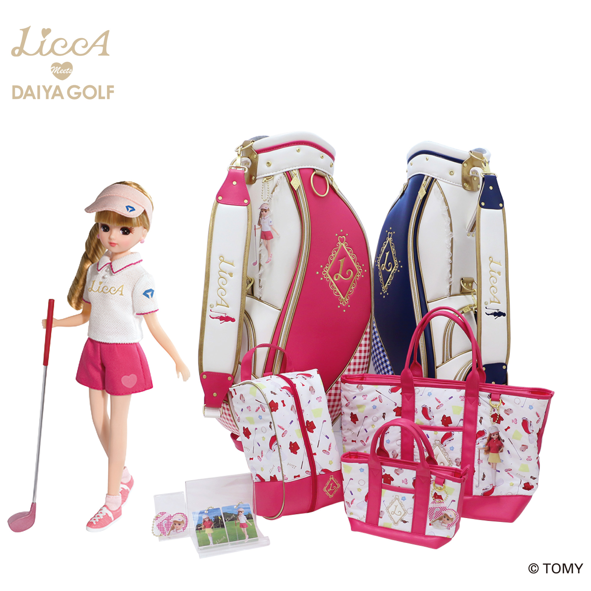 「LiccA」とダイヤゴルフが女性ゴルファーに向けたコラボレーション業界初！「LiccA」ブランドのゴルフグッズ全13商品を発売｜ダイヤの