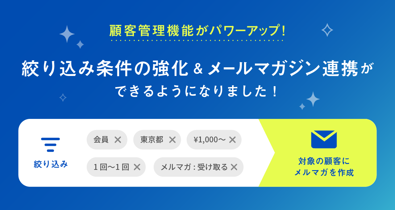 Stores Jp 顧客管理 機能をアップデート お客様の購入履歴や登録情報に合わせて接客ができるようになりました ストアーズ ドット ジェーピー株式会社のプレスリリース