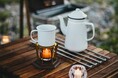 【新商品】飲み物を温めながら、火と向き合う。屋外対応キャンドルウォーマー「グローブ」