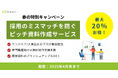 【期間限定・特別価格】採用のミスマッチを防ぐピッチ資料作成サービスが、今だけ20%オフ!