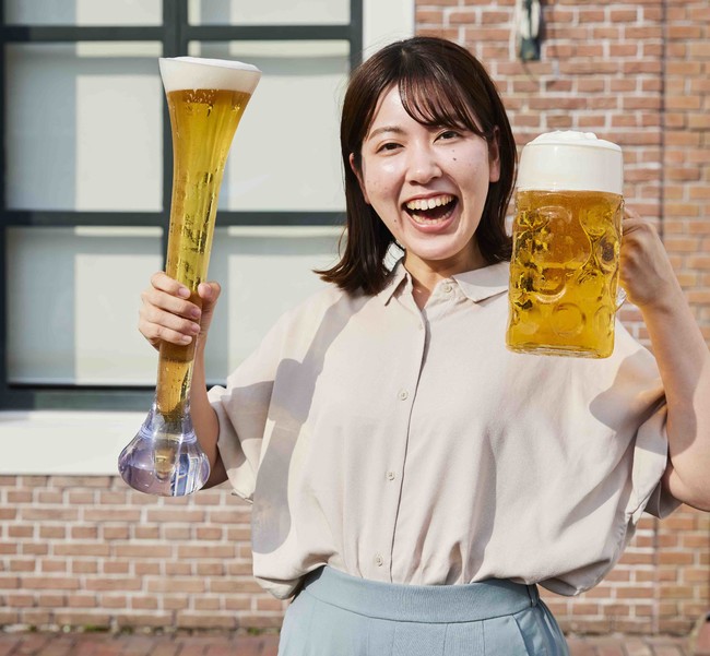 たっぷり飲みたい人向け メガジョッキも