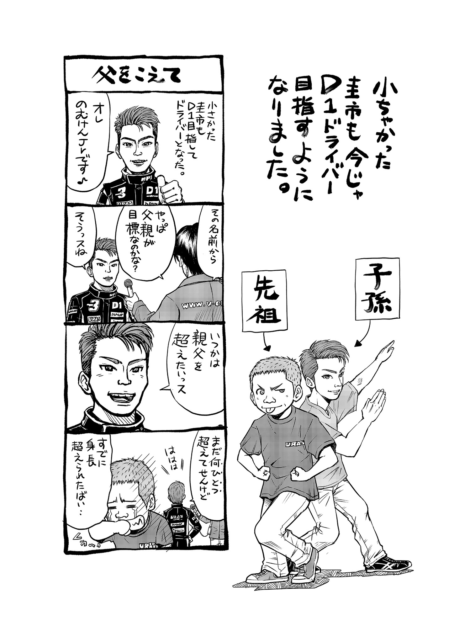 D1グランプリ界のスーパースター のむけん 野村謙 の自伝漫画プロジェクトがクラウドファンディングでスタート 三栄のプレスリリース D1グランプリ界のスーパースター のむけん 野村謙 の自伝漫画プロジェクトがクラウドファンディングでスタート 三栄のプレスリリース