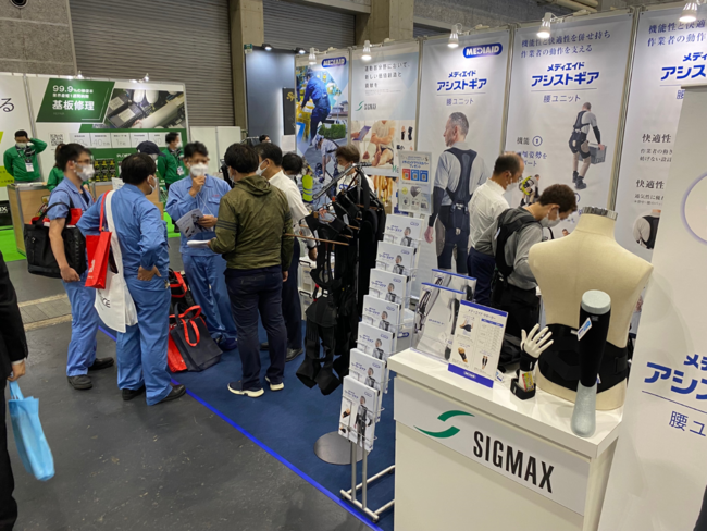 ▲過去の他展示会での出展ブースの様子 ▲過去の他展示会での出展ブースの様子