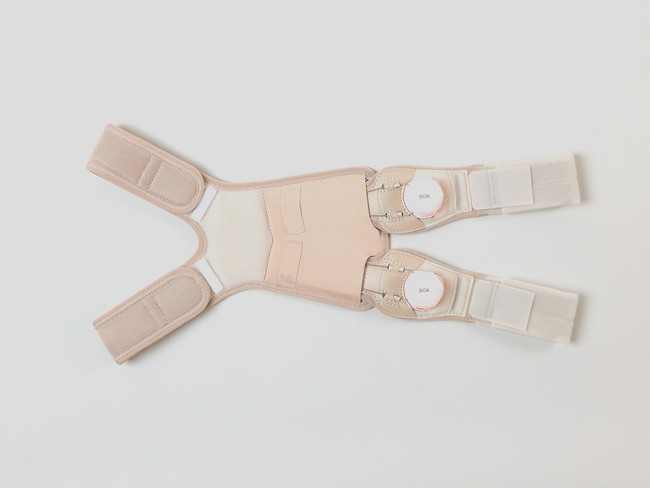 ▲体幹装具SF用パーツ 腰椎パッド ▲体幹装具SF用パーツ 腰椎パッド