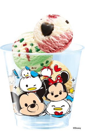 キュートなカップでアイスクリームをつむつむしちゃお Tsum Tsum トリプルポップ B R サーティワン アイスクリーム 株式会社のプレスリリース