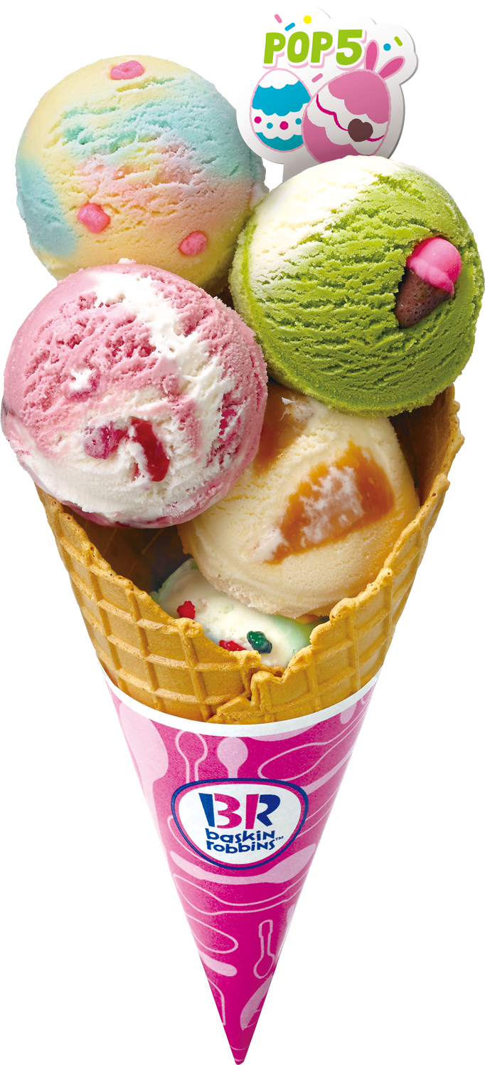 カラフルなアイスクリームで春をお祝い イースター カラフル デコ B R サーティワン アイスクリーム株式会社のプレスリリース