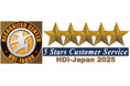 HDI認証プログラムにて8年連続「五つ星認証」を取得